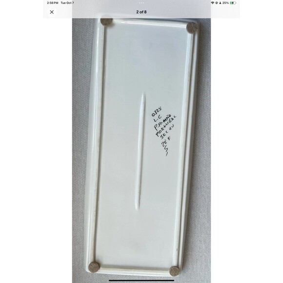 Portuguese Hand Painted Rooster Serving Platter Ceramic Rectangle 13”L x 5.5” W - Picture 2 of 8